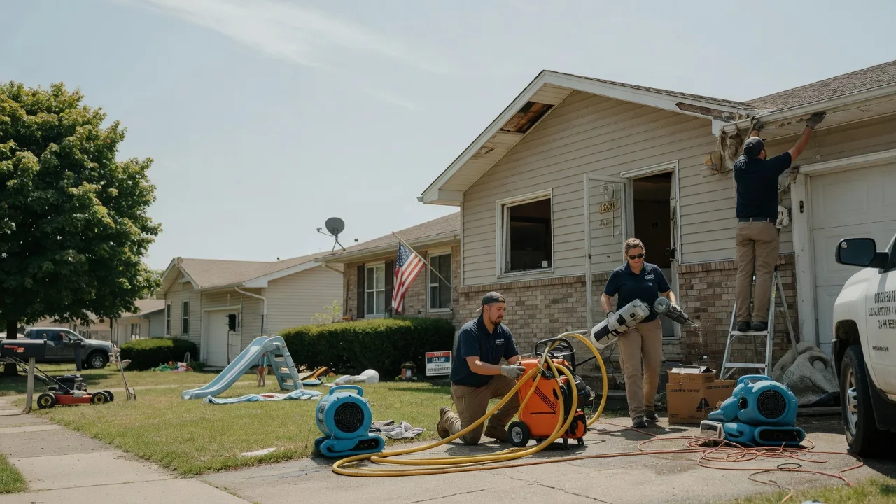 Water Damage Restoration in Fairbury, IL near me